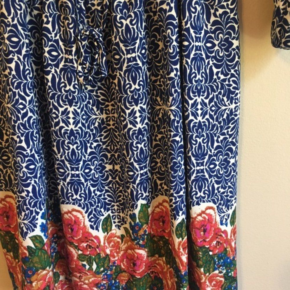 Red camel medium blue dress‎ - Picture 4 of 4
